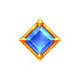 jackpot gem rush hold and win blue gem symbol icon