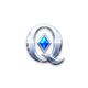 jackpot gem rush hold and win q symbol icon