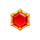 jackpot gem rush hold and win red gem symbol icon