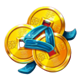 jackpot pagoda chinese coin symbol symbol icon