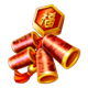 jackpot pagoda fortune firecrackers symbol icon