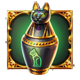 jars of egypt cat jar symbol icon