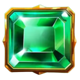 jars of egypt green gem symbol icon