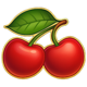 jiggly joker cherry symbol icon