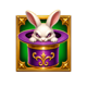 joker wild chaos rabbit symbol icon