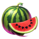 joker x love heart watermelon symbol icon