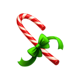 jolly cash candy cane symbol icon