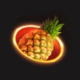 juicy bonanza pineapple symbol icon