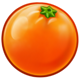 juicy fruit coins hold and win orange symbol icon