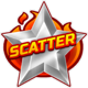 juicy fruit coins hold and win star scatter symbol icon