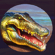 kalahari safari crocodile symbol icon