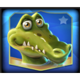 king kong even bigger balls crocodile character symbol icon