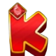 kong it up large letter k symbol icon