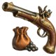 kozak quest flintlock pistol symbol icon