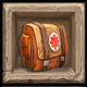 lara croft temples and tombs backpack symbol icon