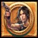 lara croft temples and tombs woman2 symbol icon