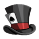 le bandit hold and win hat symbol icon