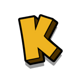 le sortudo k symbol icon