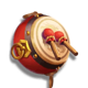 legendary battle of the nian drum symbol icon