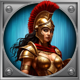 legends of sparta spartan warrior lady symbol icon