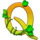 leprechauns loot vine q symbol icon