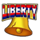 liberty wins liberty bell symbol icon