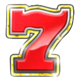 liberty wins slot seven red symbol icon