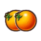 lightning coins hold and spin oranges symbol icon