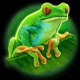 lightning gorilla frog symbol icon