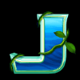 lightning gorilla j letter symbol icon