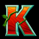 lightning gorilla k letter symbol icon