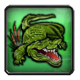 lil devil crocodile symbol icon
