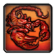 lil devil scorpion symbol icon
