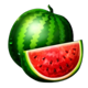 love and luck joker watermelon symbol icon