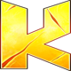 lucky and brave win spins k symbol icon