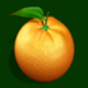 lucky and wild orange symbol icon