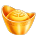 lucky asia ingot symbol icon