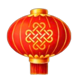 lucky asia lantern symbol icon