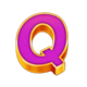 lucky asia q symbol icon