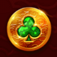 lucky coins club symbol icon