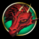 lucky dragon wild symbol icon