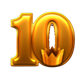 lucky fortune door wild 10 symbol icon