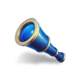 lucky macaw spyglass symbol icon