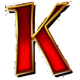 lucky pharaoh wild k symbol icon