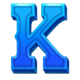 lucky sheriff hold and win k symbol icon