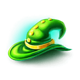 lucky wizard hat symbol icon