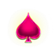 lucky wizard spade symbol icon