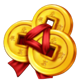 macaco da fortuna coins symbol icon