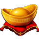 macaco da fortuna ingot symbol icon