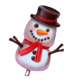 mad hit ho ho hot pudding cute snowman symbol icon